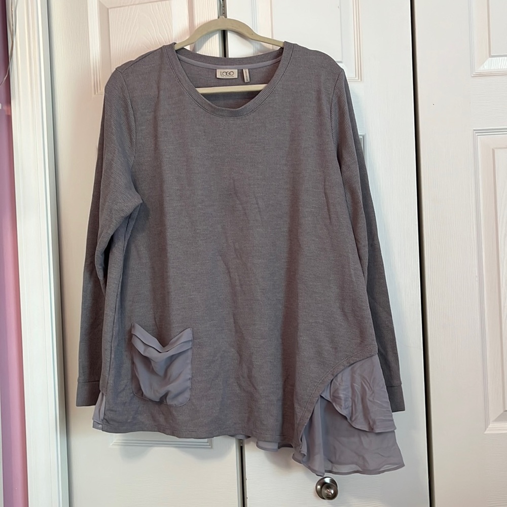 LOGO sweater with pocket